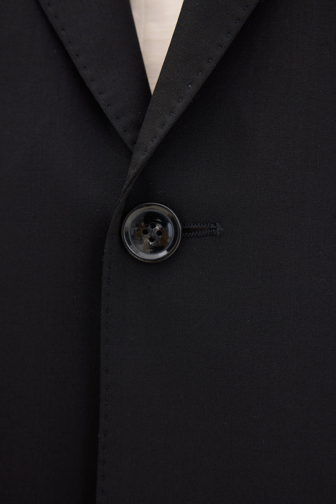 Fogerty Regular Fit Microstructure Kavaj - Svart – detalj