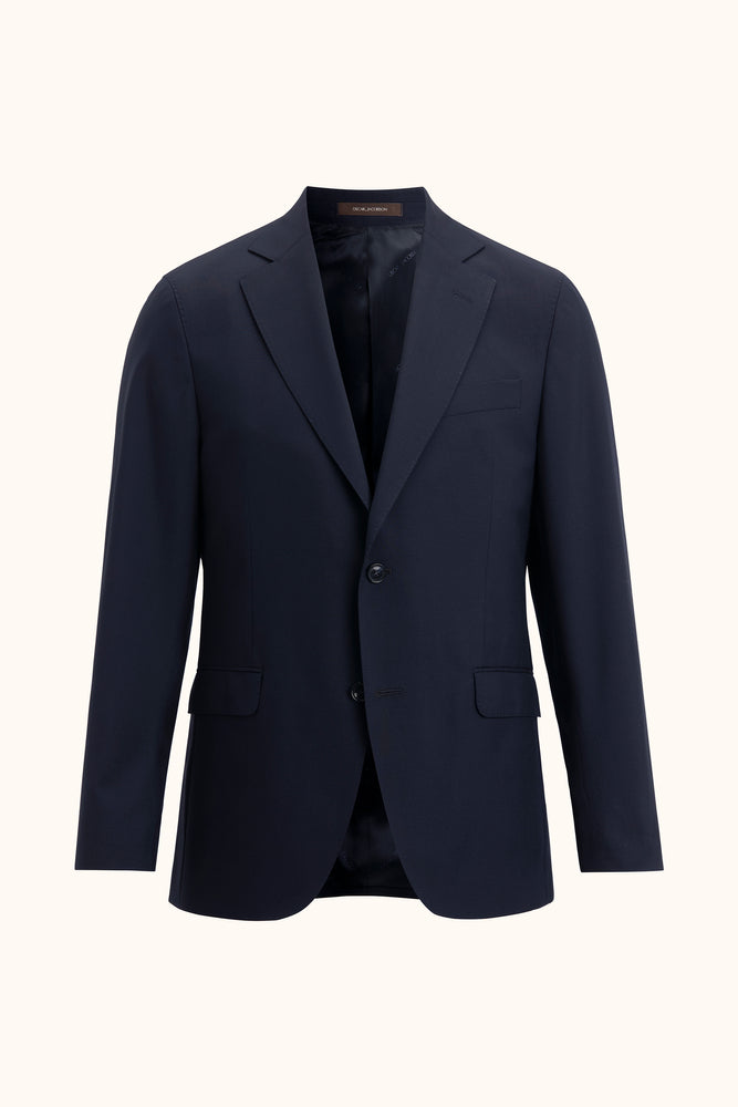 Fogerty Regular Fit Microstructure Kavaj - Mörkblå – framsida