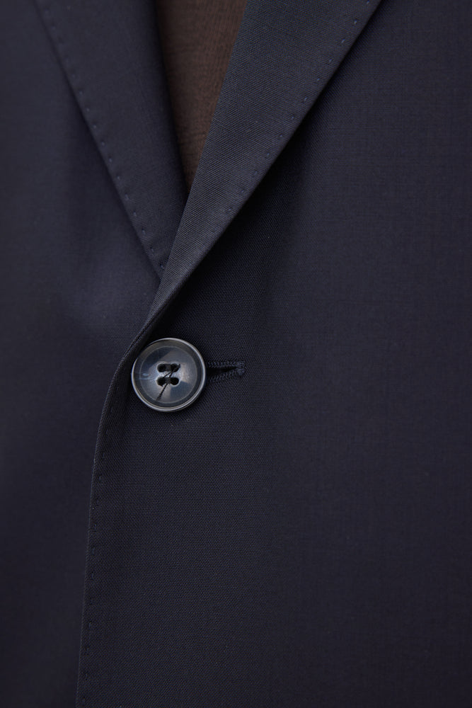 Fogerty Regular Fit Microstructure Kavaj - Mörkblå – detalj