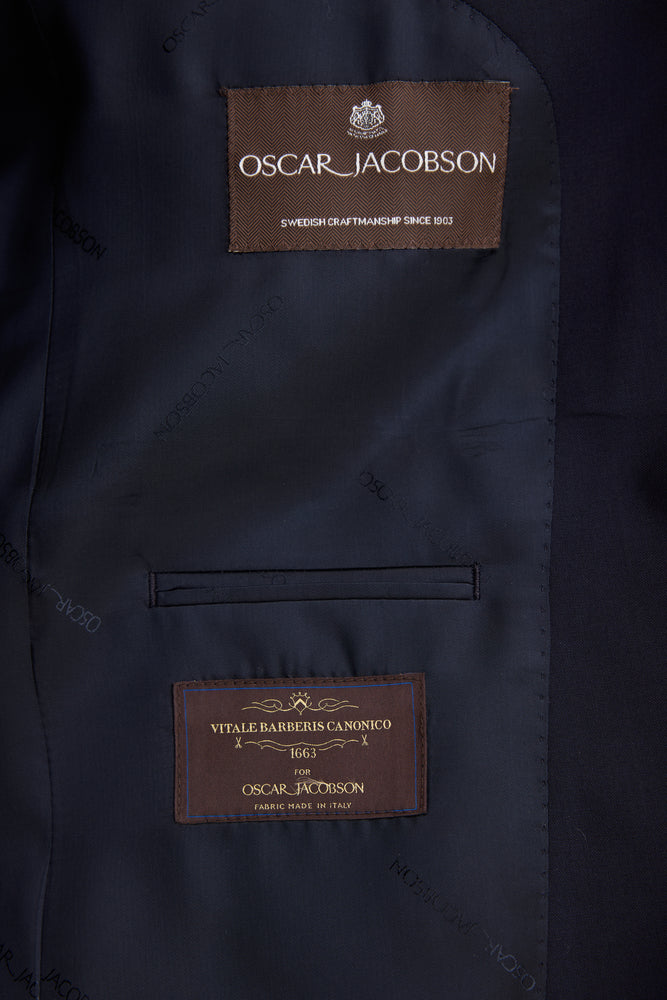 Fogerty Regular Fit Microstructure Kavaj - Mörkblå – närbild