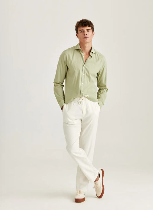 Fenix Linen Trouser - 02 Off white