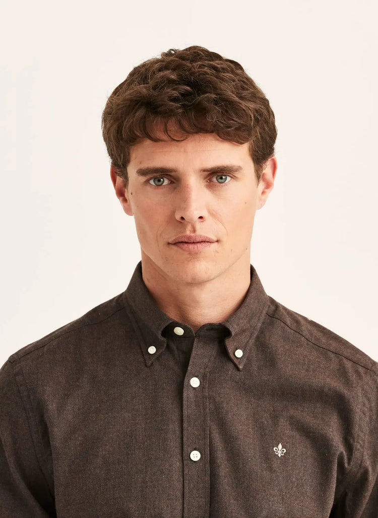 Watts Flannel Shirt - Brown