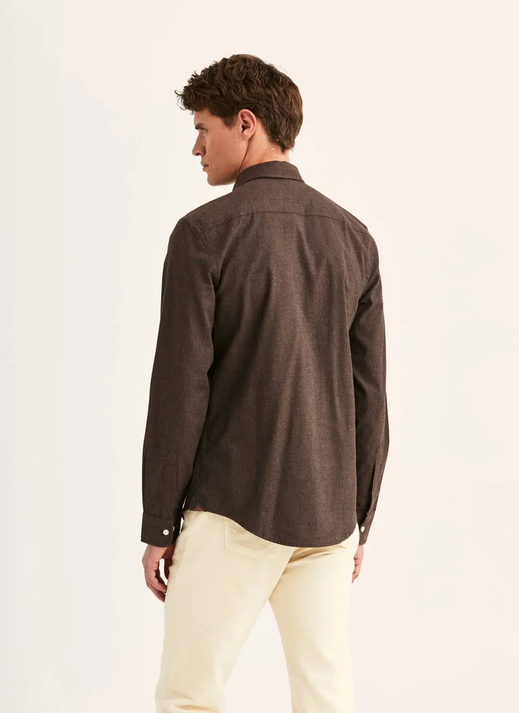 Watts Flannel Shirt - Brown
