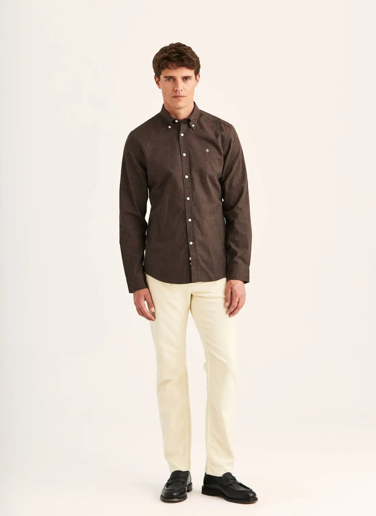 Watts Flannel Shirt - Brown
