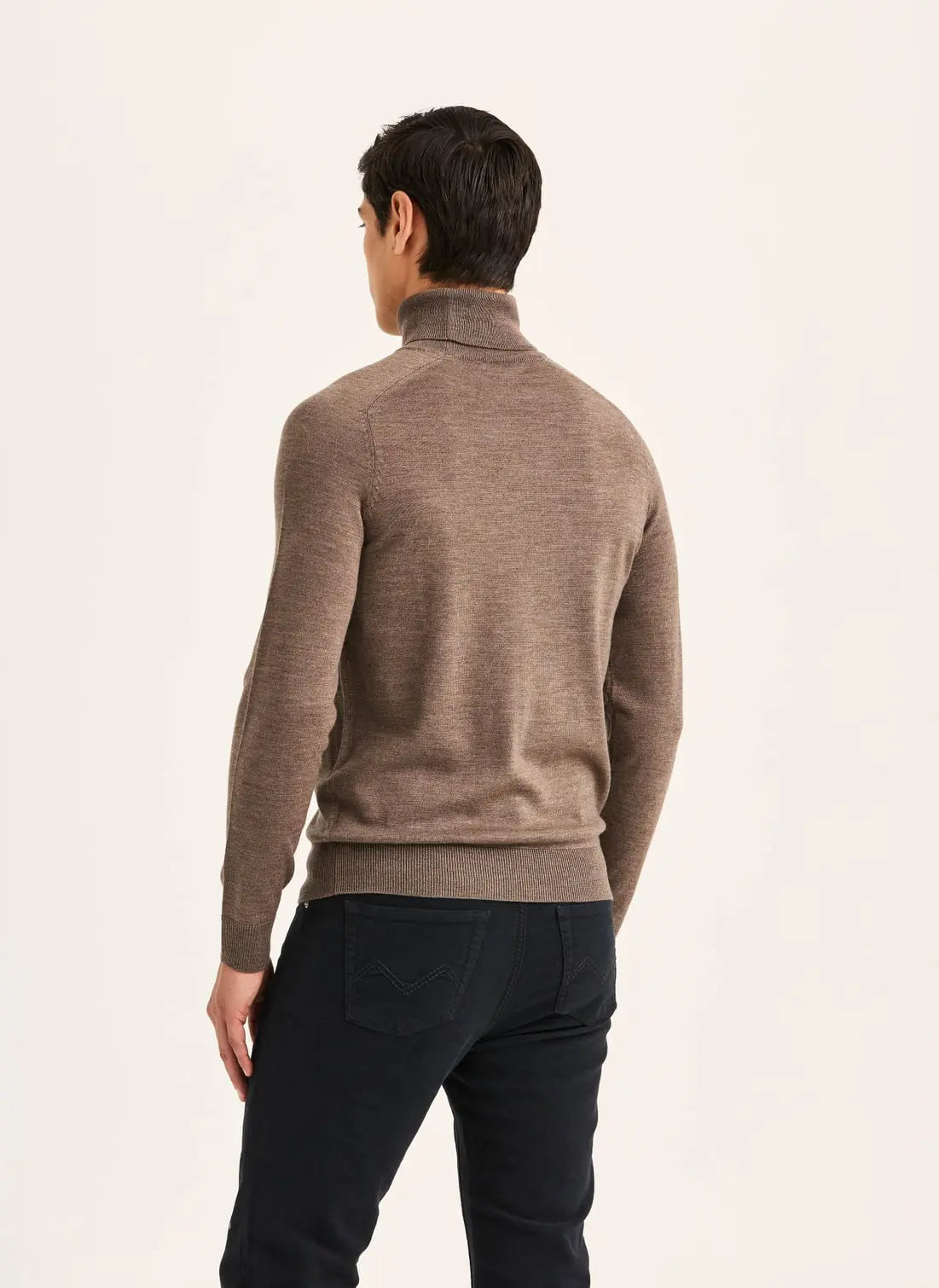 Merino Roller Neck - 84 Brown