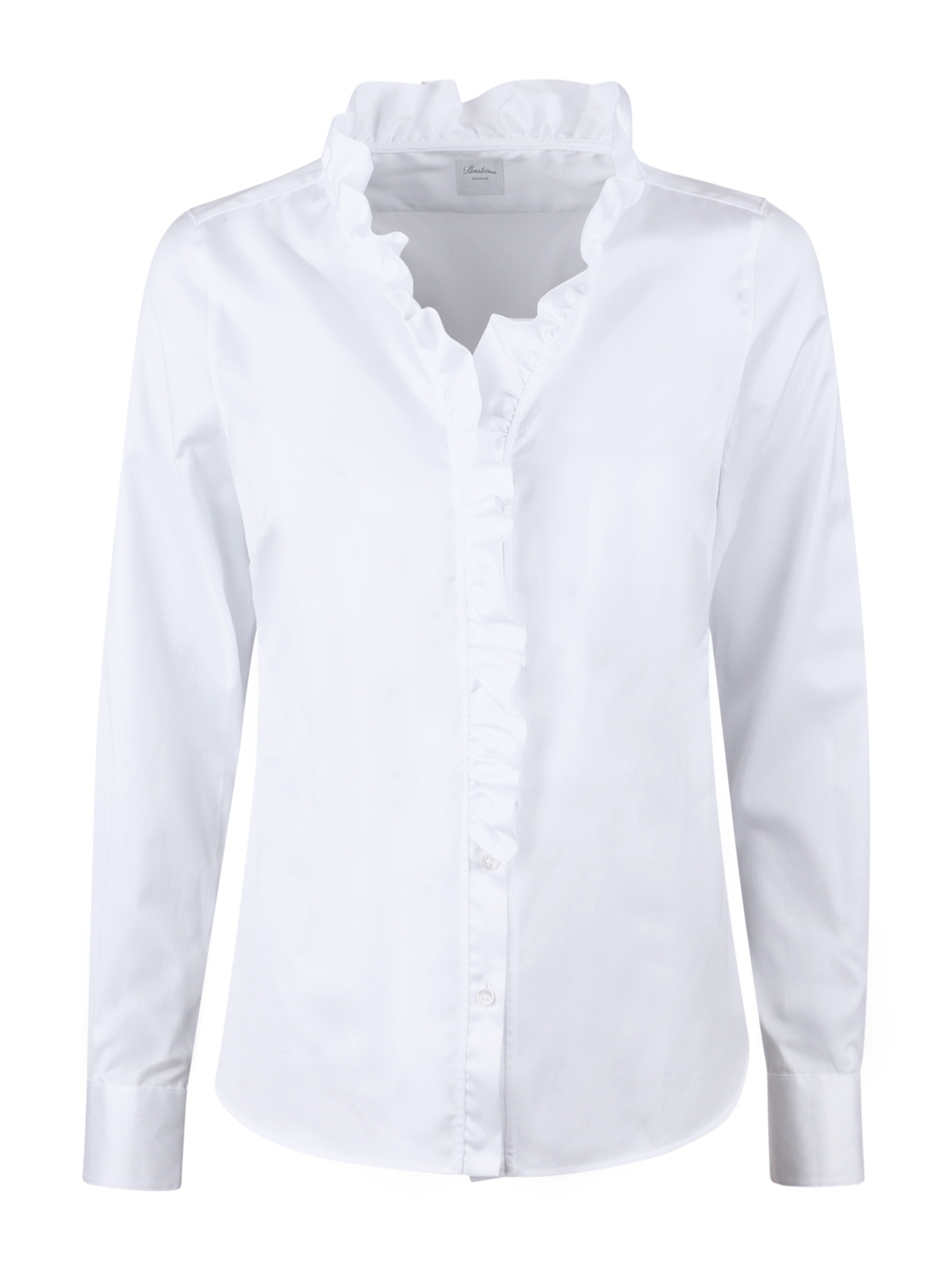 Marissa volangblus Regular - Vit – framsida