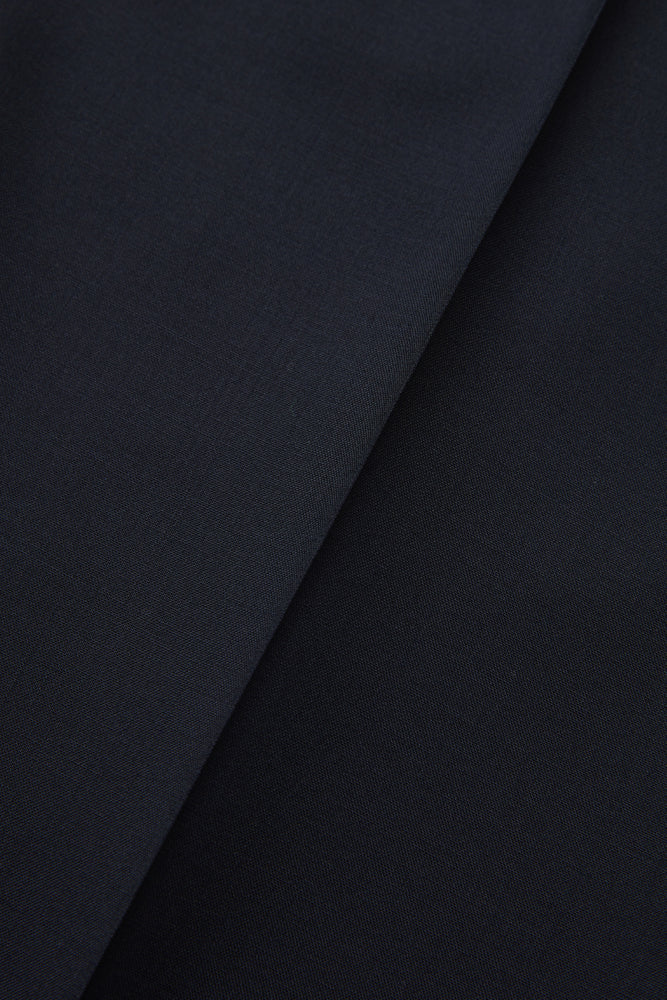 Del S Regular Fit Microstructure Byxor Hög Midja - Mörkblå – baksida