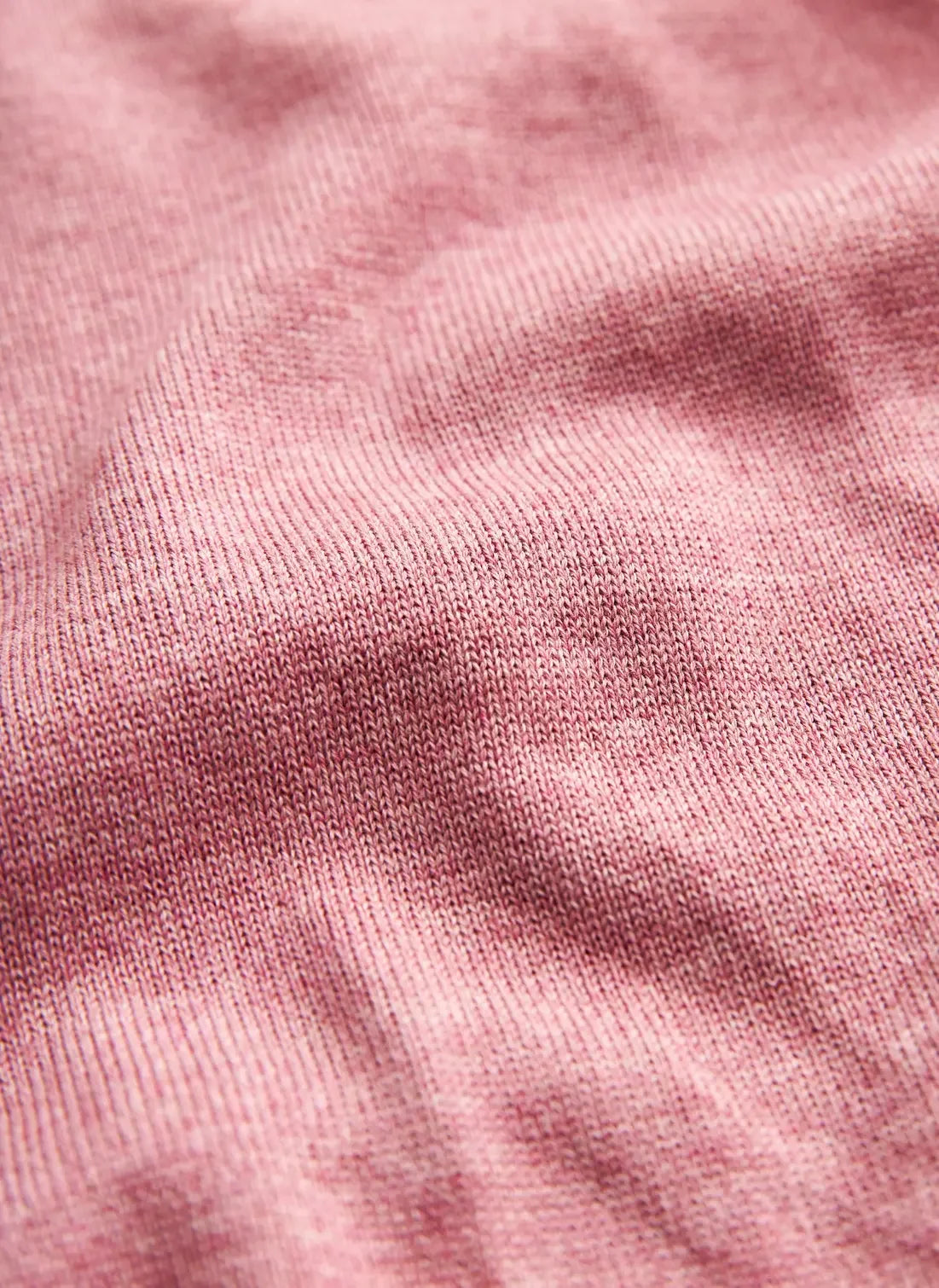 Riley O-neck tröja rosa bomull stickad herr