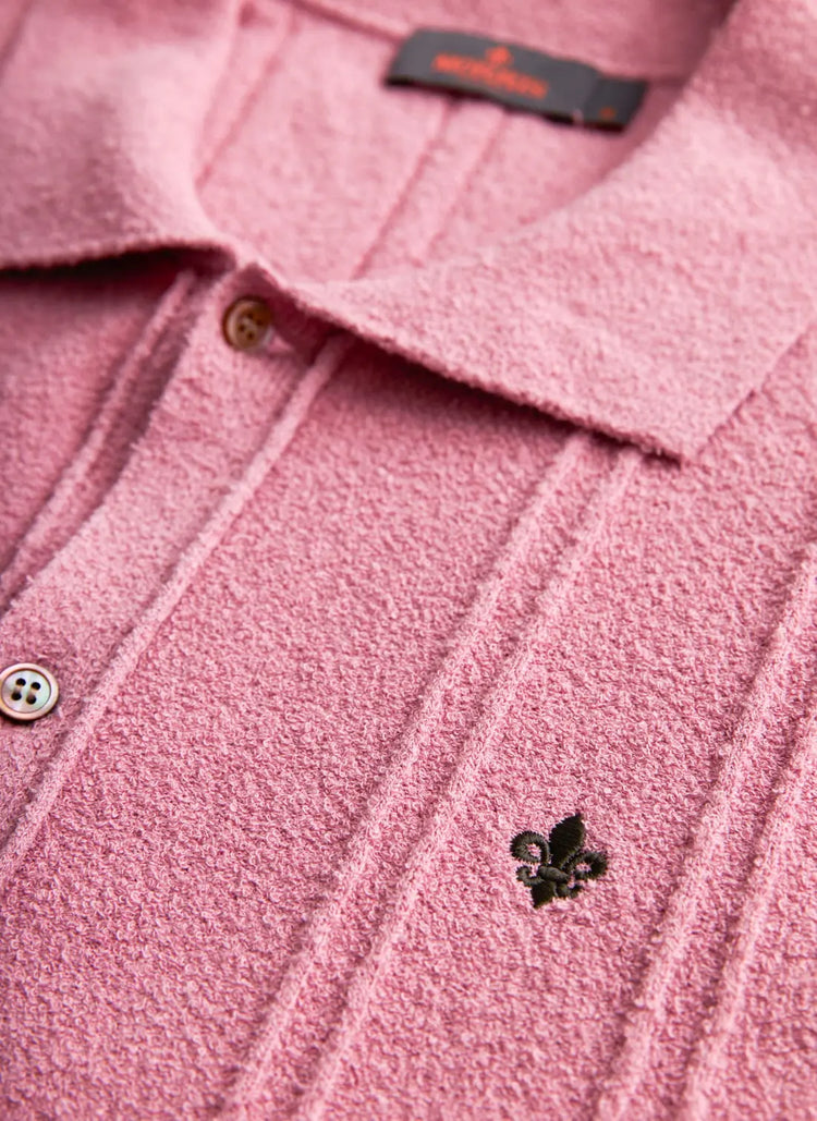 Clayton Knitted Shirt - Pink