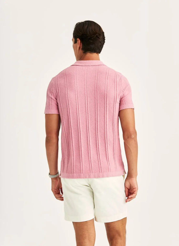 Clayton Knitted Shirt - Pink