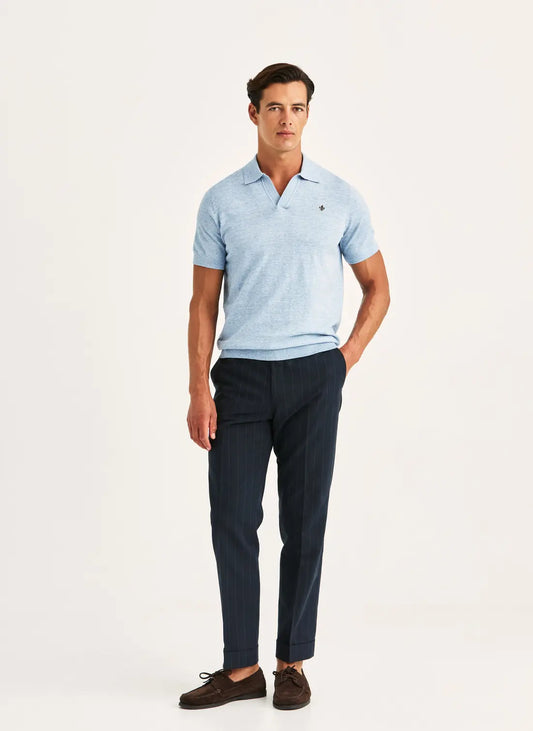 Randall Resort Polo - Light Blue
