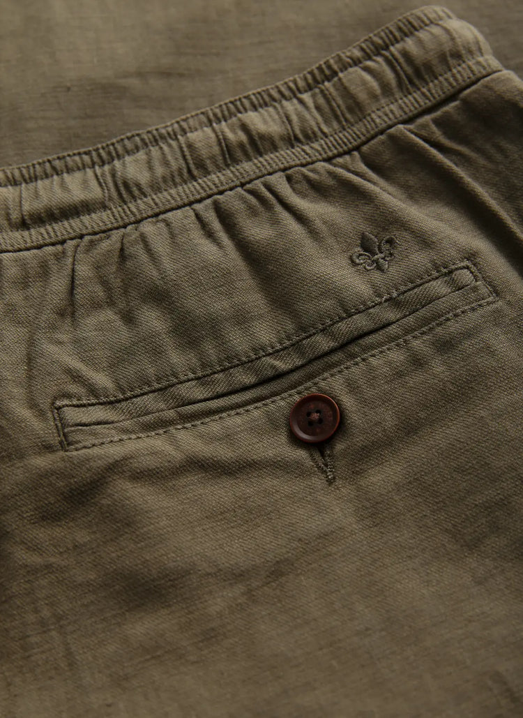 Fenix Linen Trouser - Olive