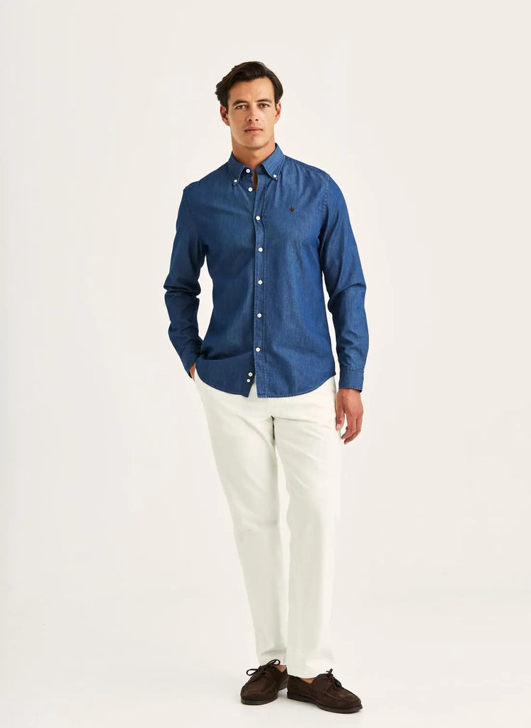 Light Denim Shirt - Old Blue