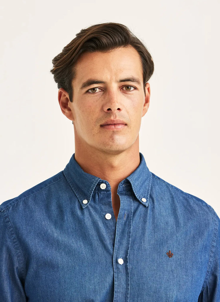 Light Denim Shirt - Old Blue