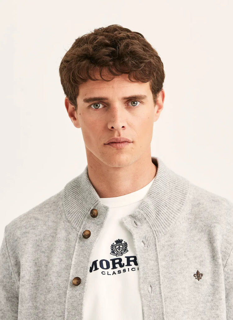 Hertford Button Cardigan - 91 Grey