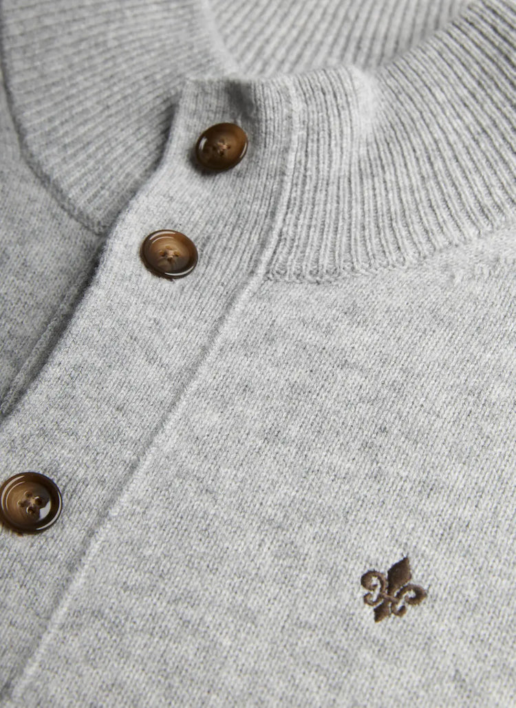 Hertford Button Cardigan - Grey