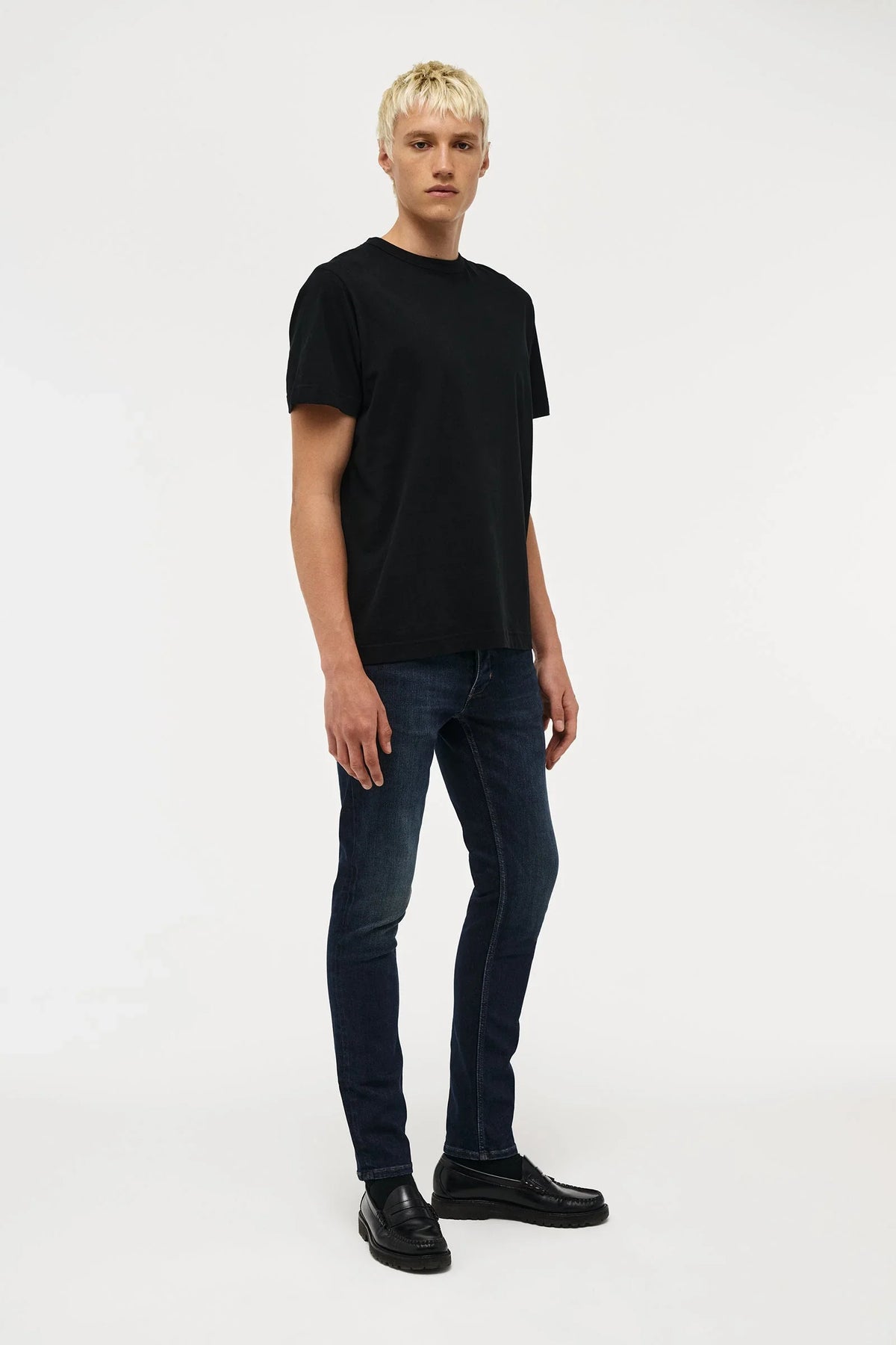 Neuw Lou Slim Blue Sunday Jeans - Mellanblå – baksida