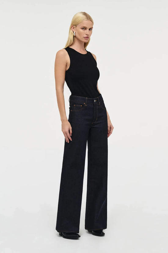 Raw indigo vida jeans dam