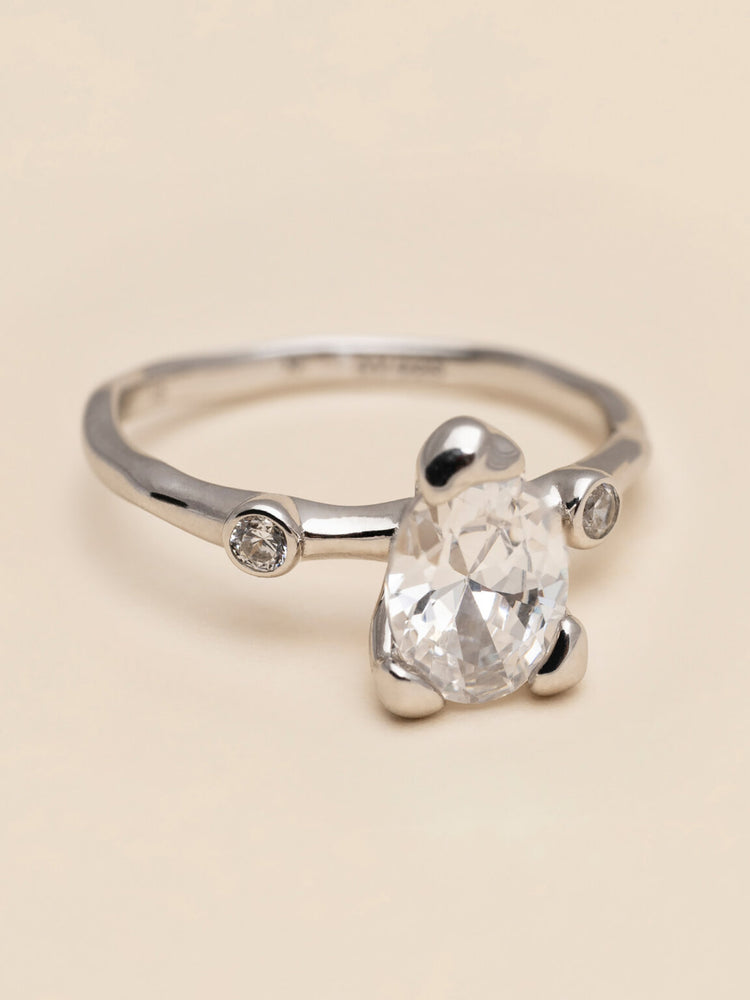 Embla ring - Crystal 925 Sterling Silver