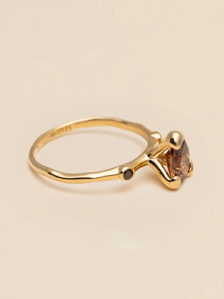 Embla ring - Chestnut