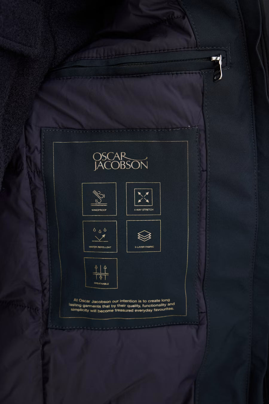 Wynter Padded Jacket - Mörkblå