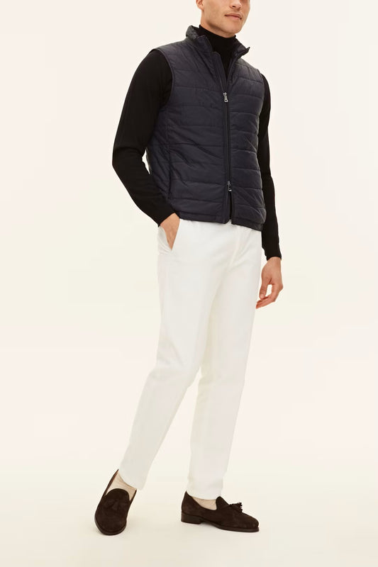 Lätt vadderad Nylon Väst - Navy