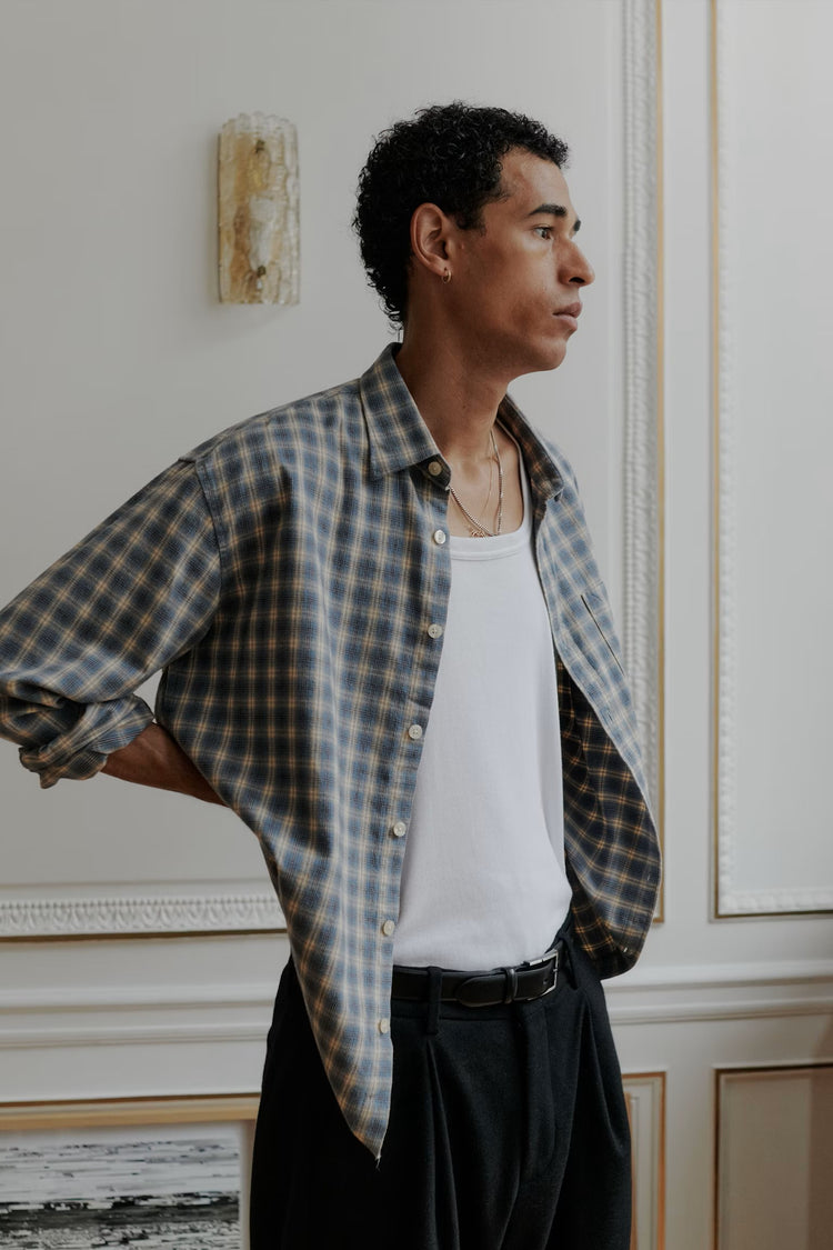 Deon flanellskjorta - Blue Check