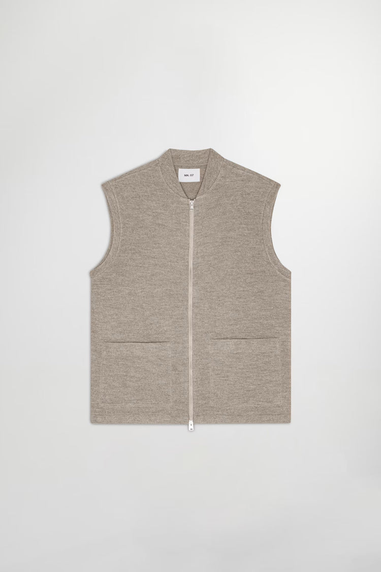 Boiled Vest - Khaki Beige