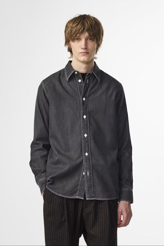 Colby Shirt - Grey Denim
