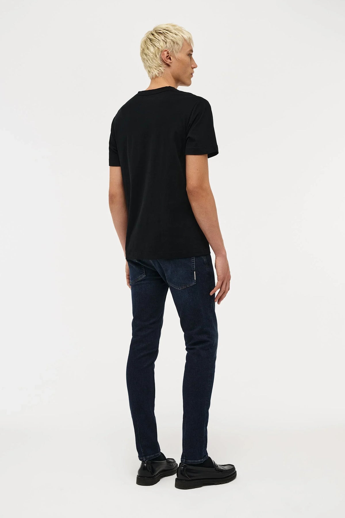 Neuw Lou Slim Blue Sunday Jeans - Mellanblå – detalj