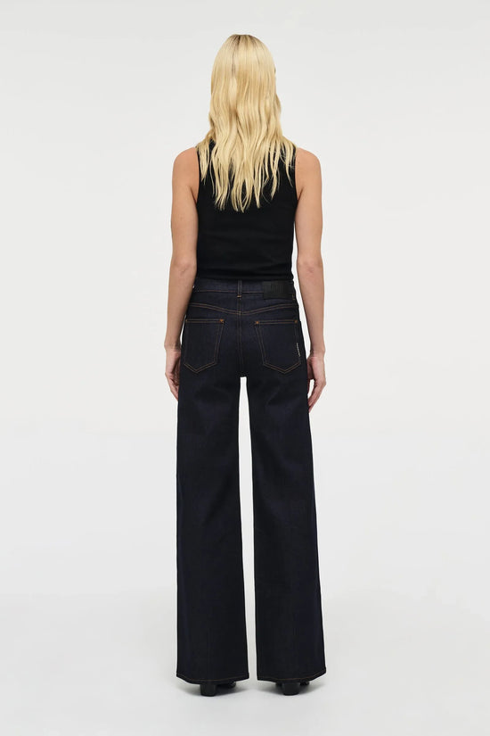 Raw indigo vida jeans dambyxa bred passform