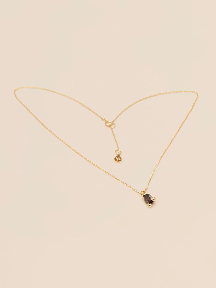 Embla necklace - Chestnut