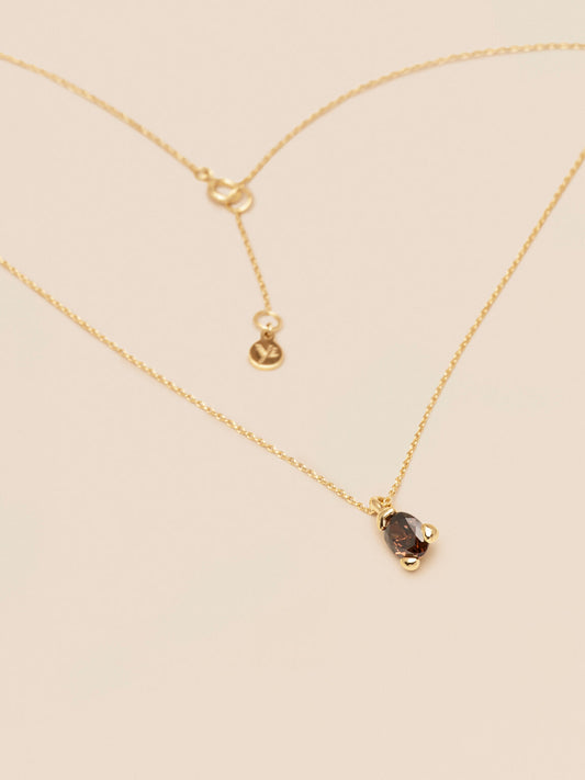 Embla necklace - Chestnut