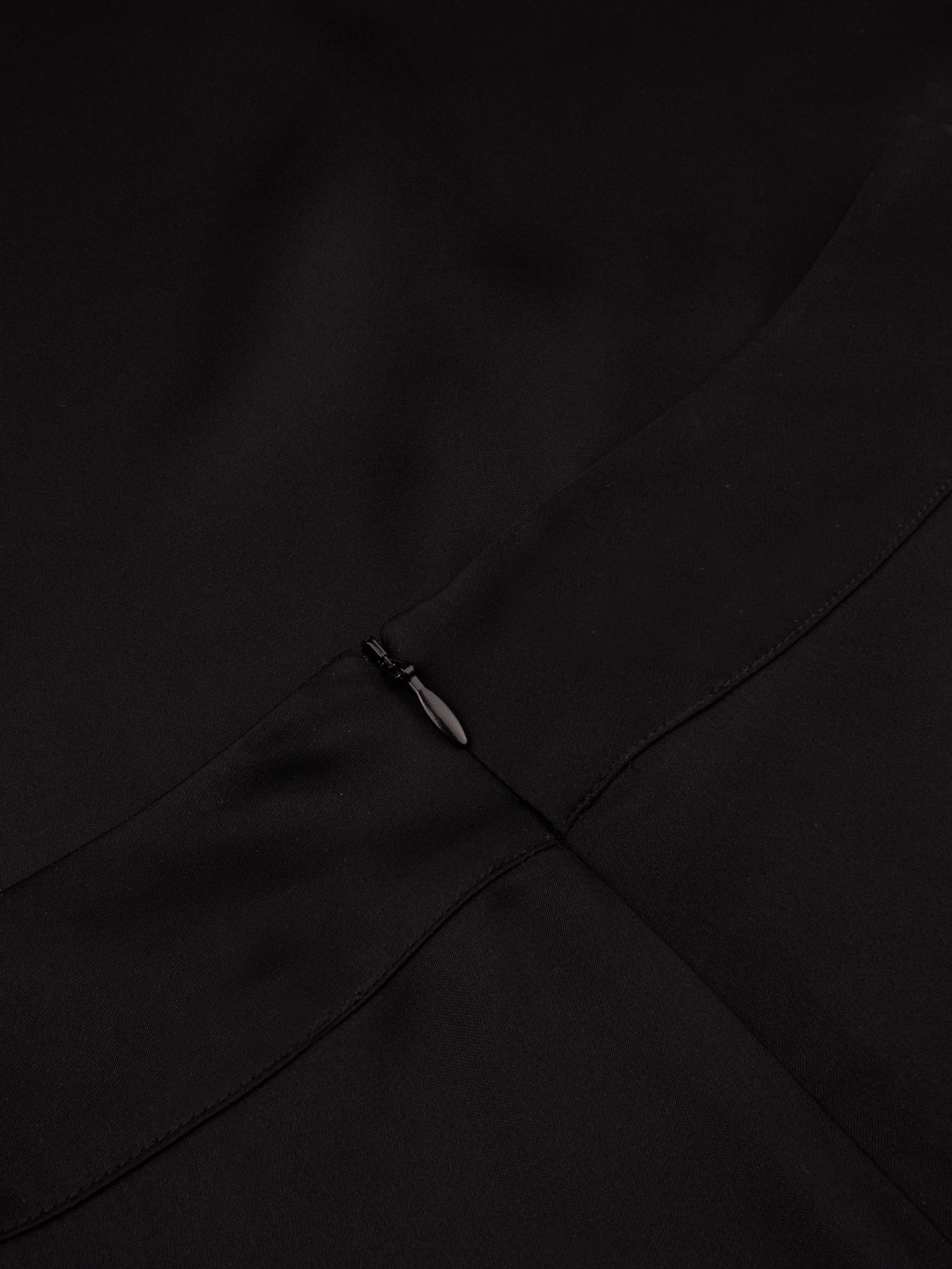 Jada sidenkjol - Svart – detalj