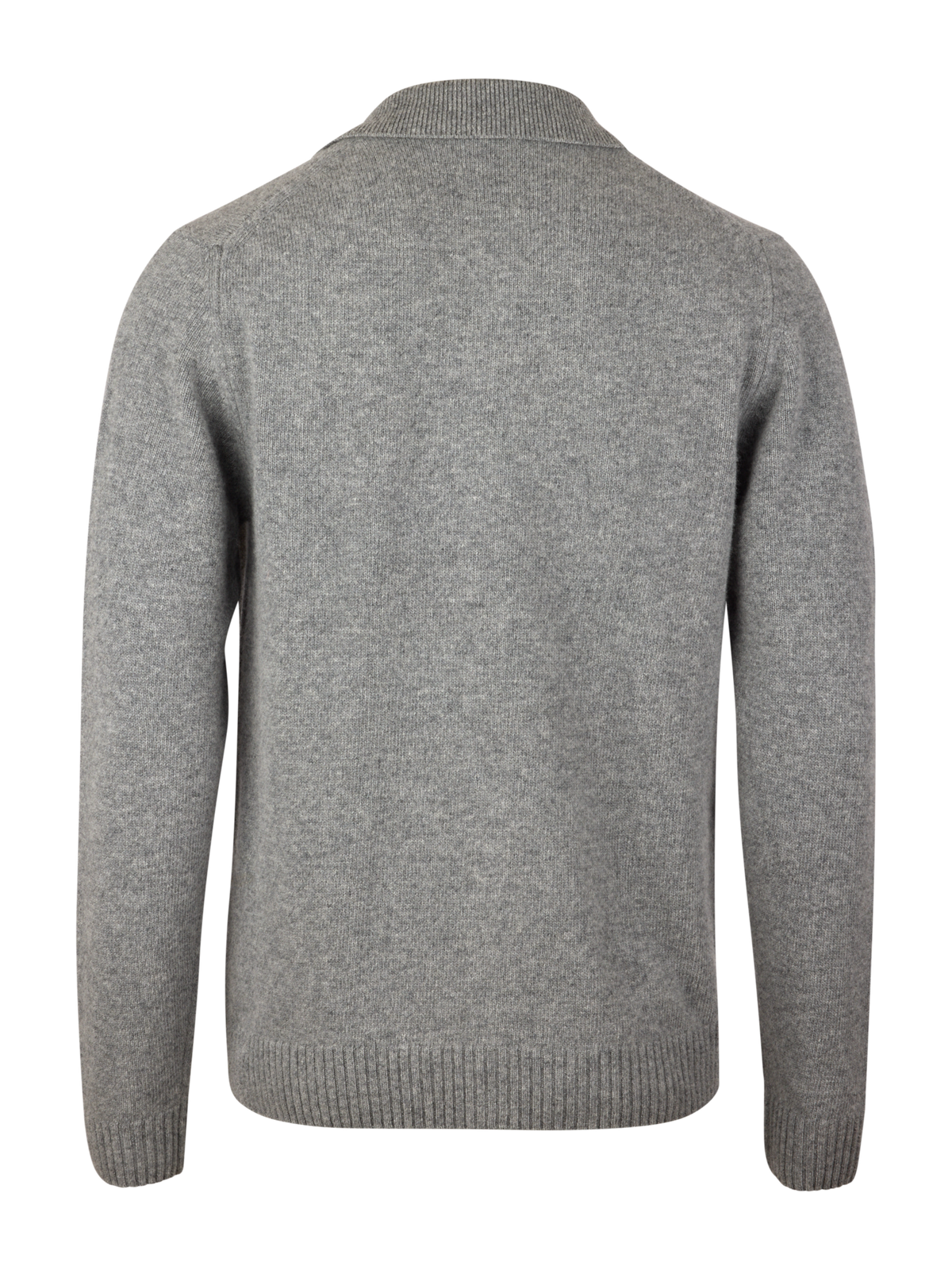 Merinoull cardigan - Grå – detalj