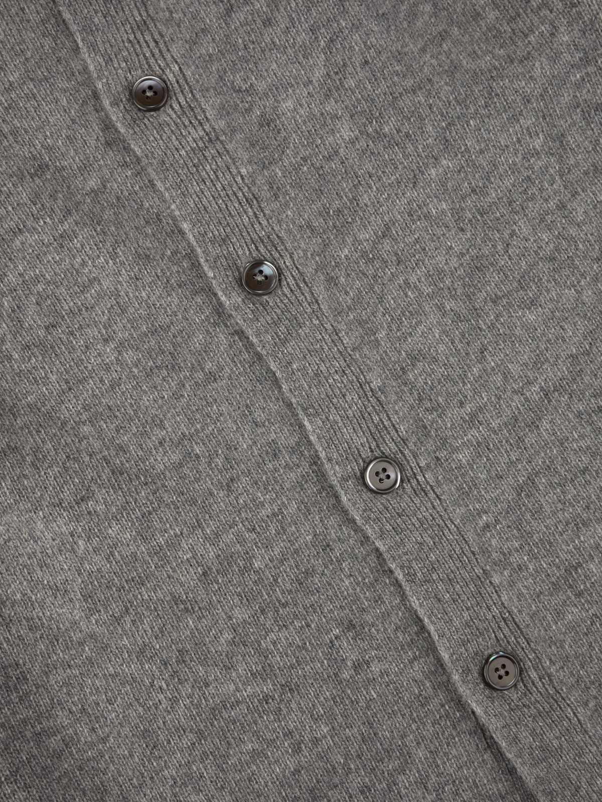 Merinoull cardigan - Grå – detalj
