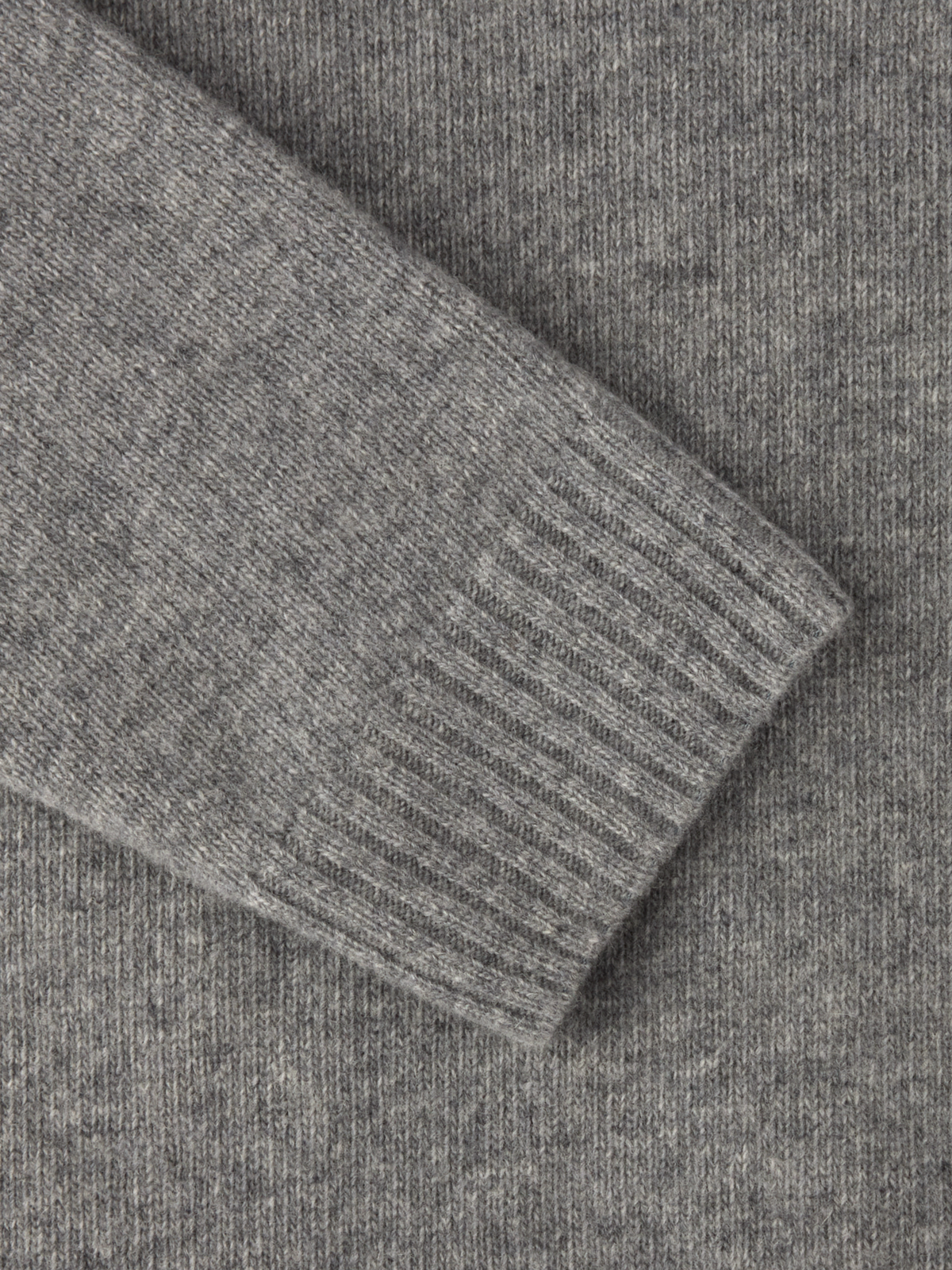 Merinoull cardigan - Grå – detalj