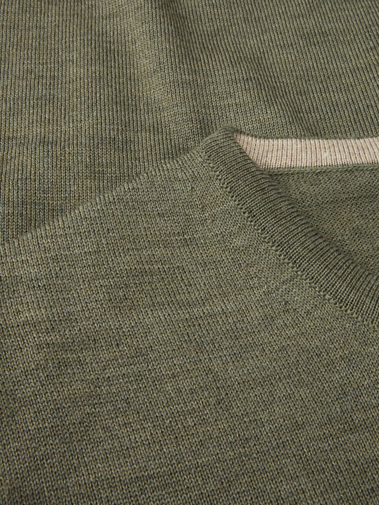 Sweater Arm Patch Merino Wool - Green