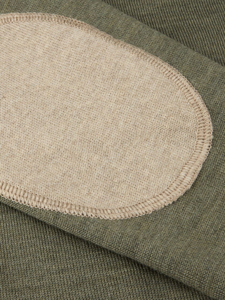 Sweater Arm Patch Merino Wool - Green