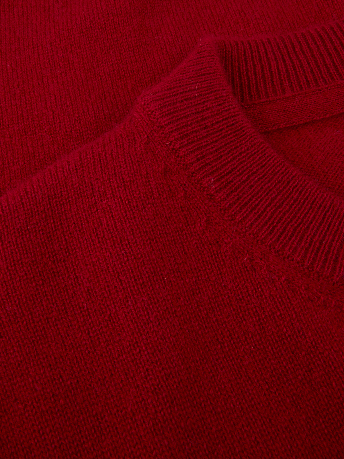 Janet kashmirtröja - Röd – detalj