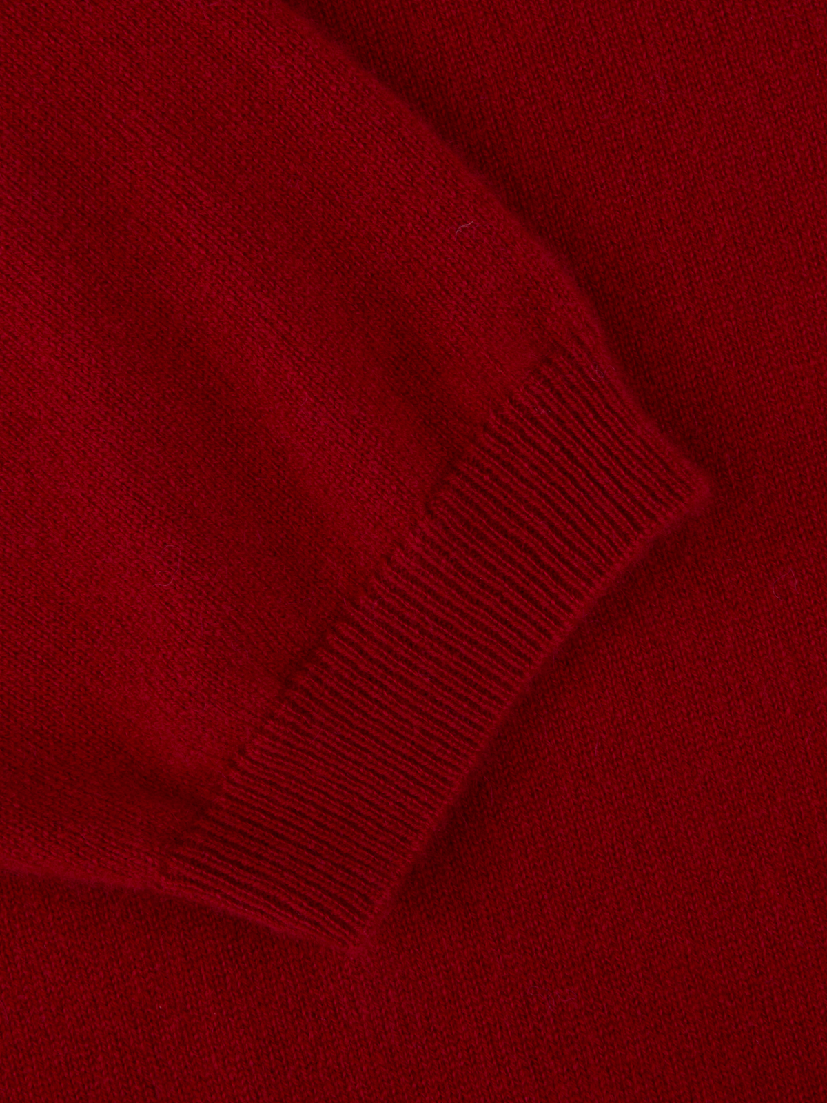 Janet kashmirtröja - Röd – detalj