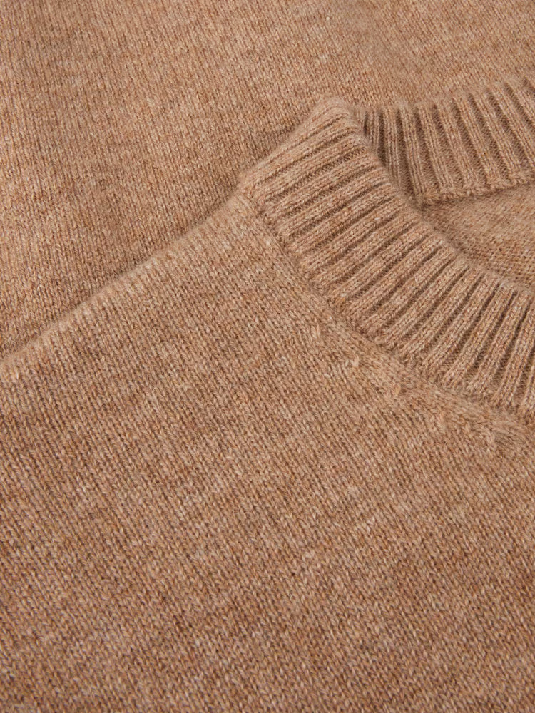 Lilian Knit Cashmere Sweater - Brown
