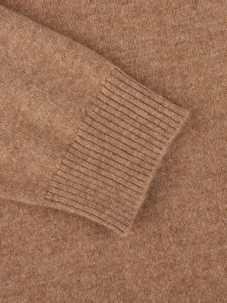Lilian Knit Cashmere Sweater - Brown
