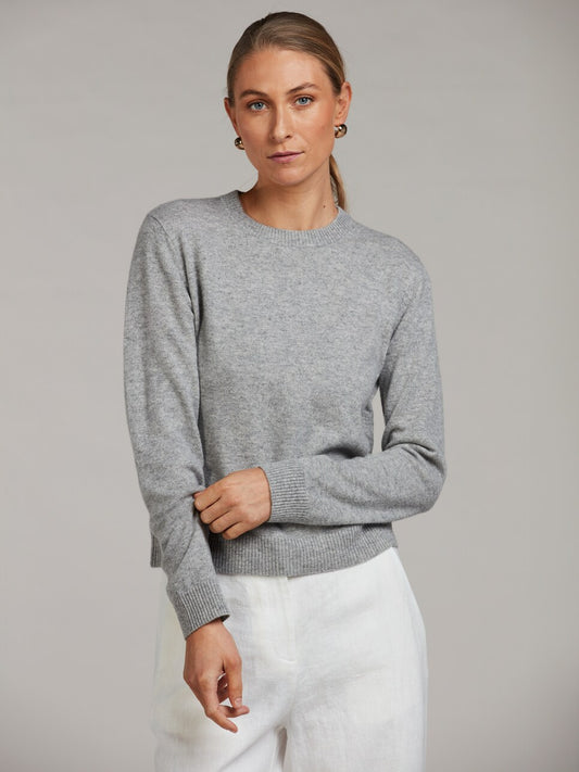 Lilian Knit Cashmere Sweater - Grey