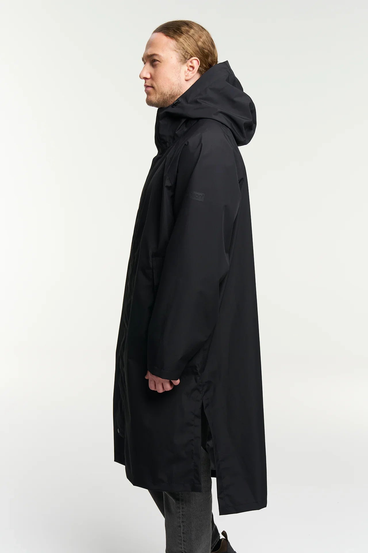 Tretorn svart Drizzle Parka regnjacka herr med huva