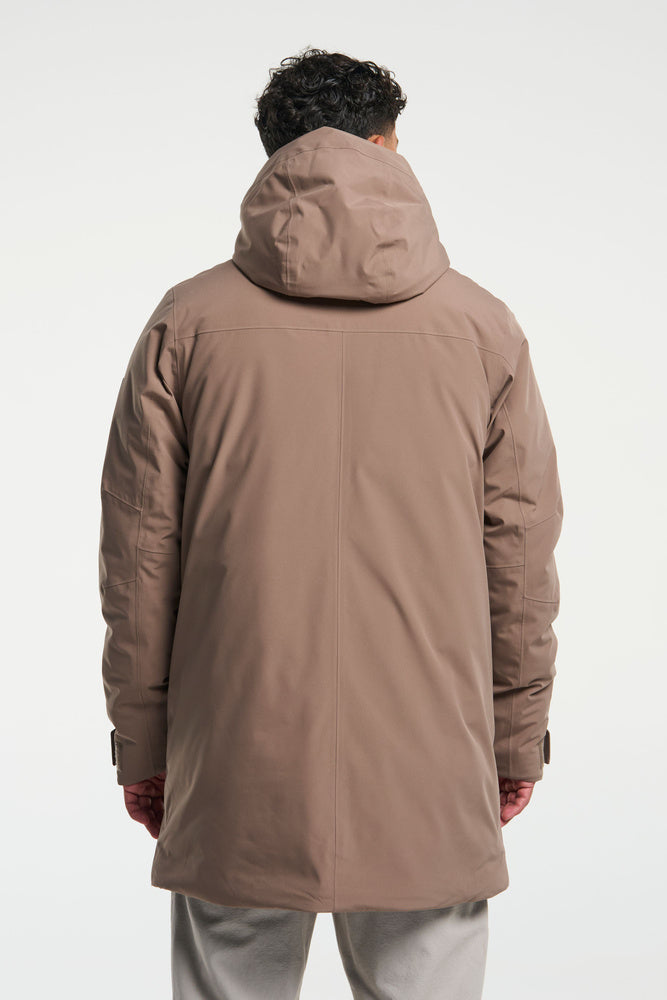 Vision Storm Parka Herr - Brun – detalj