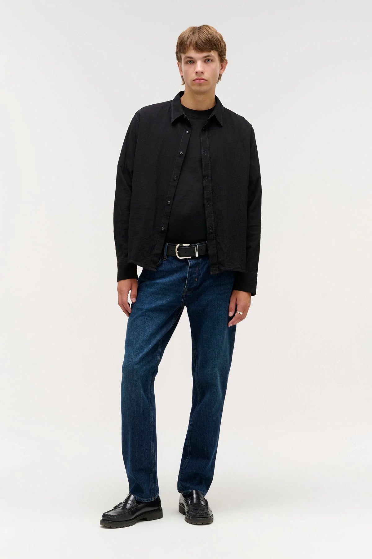 Neuw Ray Straight Hunter Jeans - Indigo – detalj