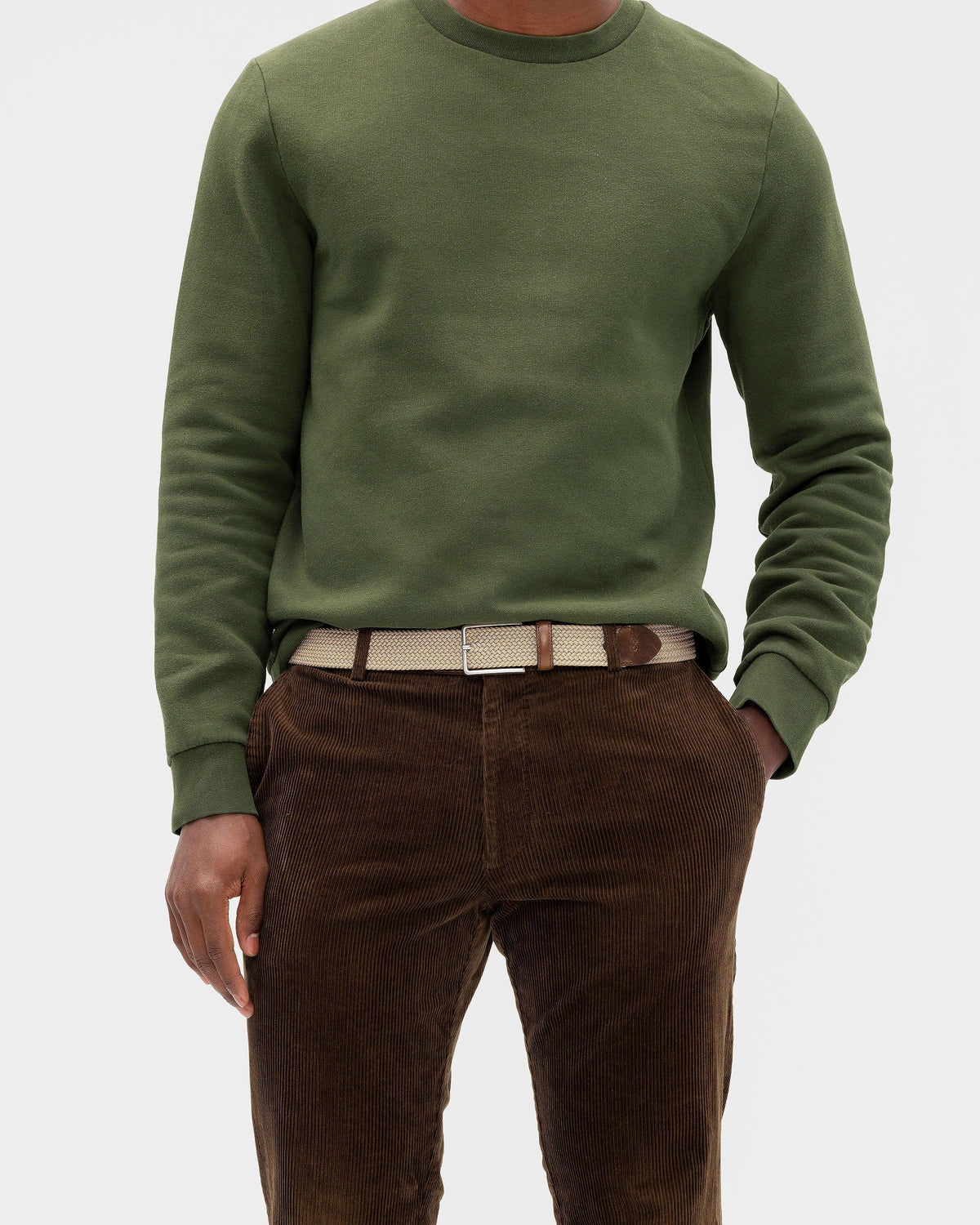 Marstrand textilbälte - Beige – framsida