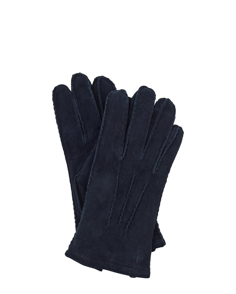 Morris Suede Gloves - 63 Blue