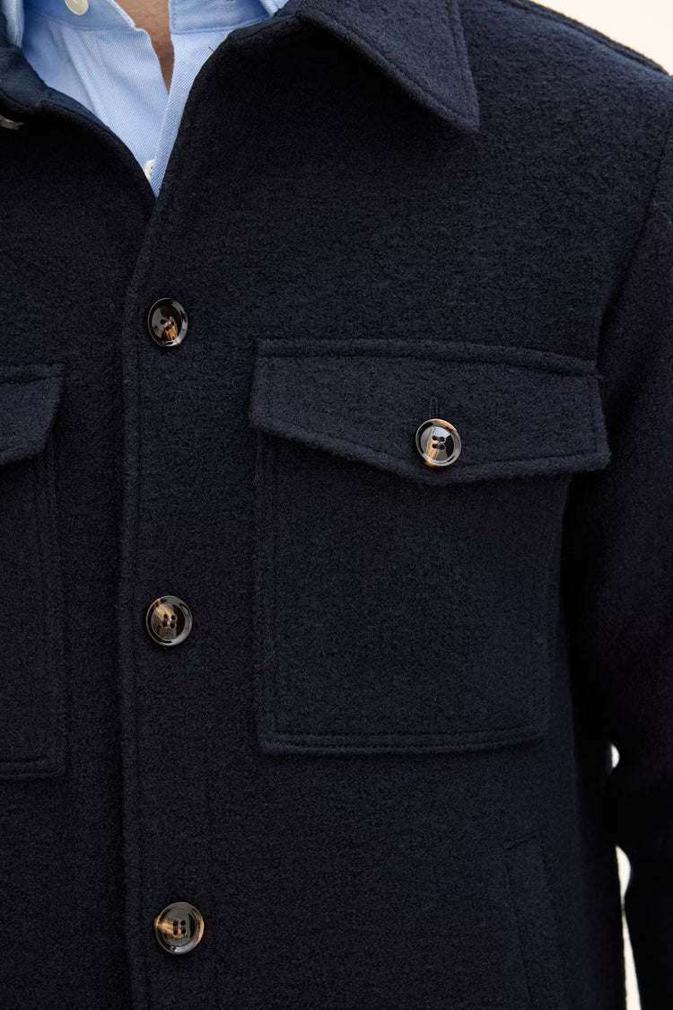 Regular Fit Ull Overshirt - Navy